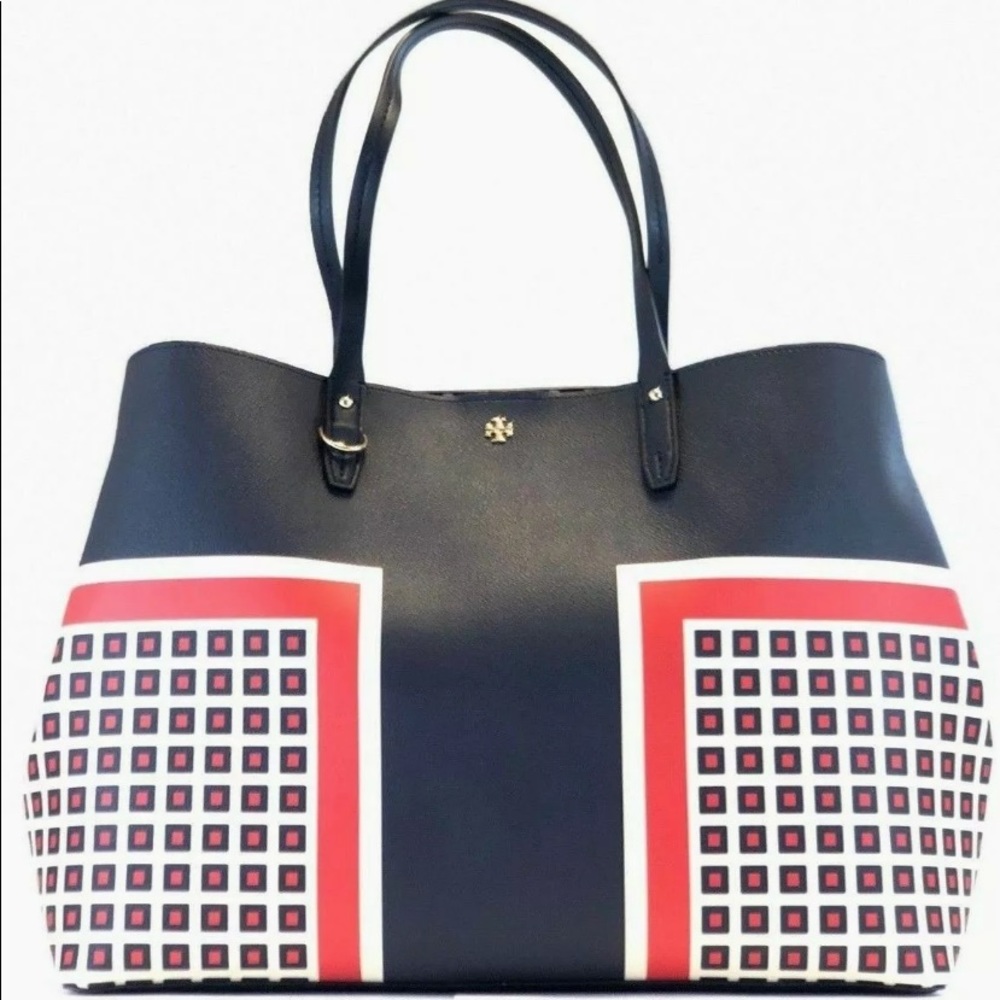 Tory Burch kerrington square tote large Milano NWT - Picture 1 of 6